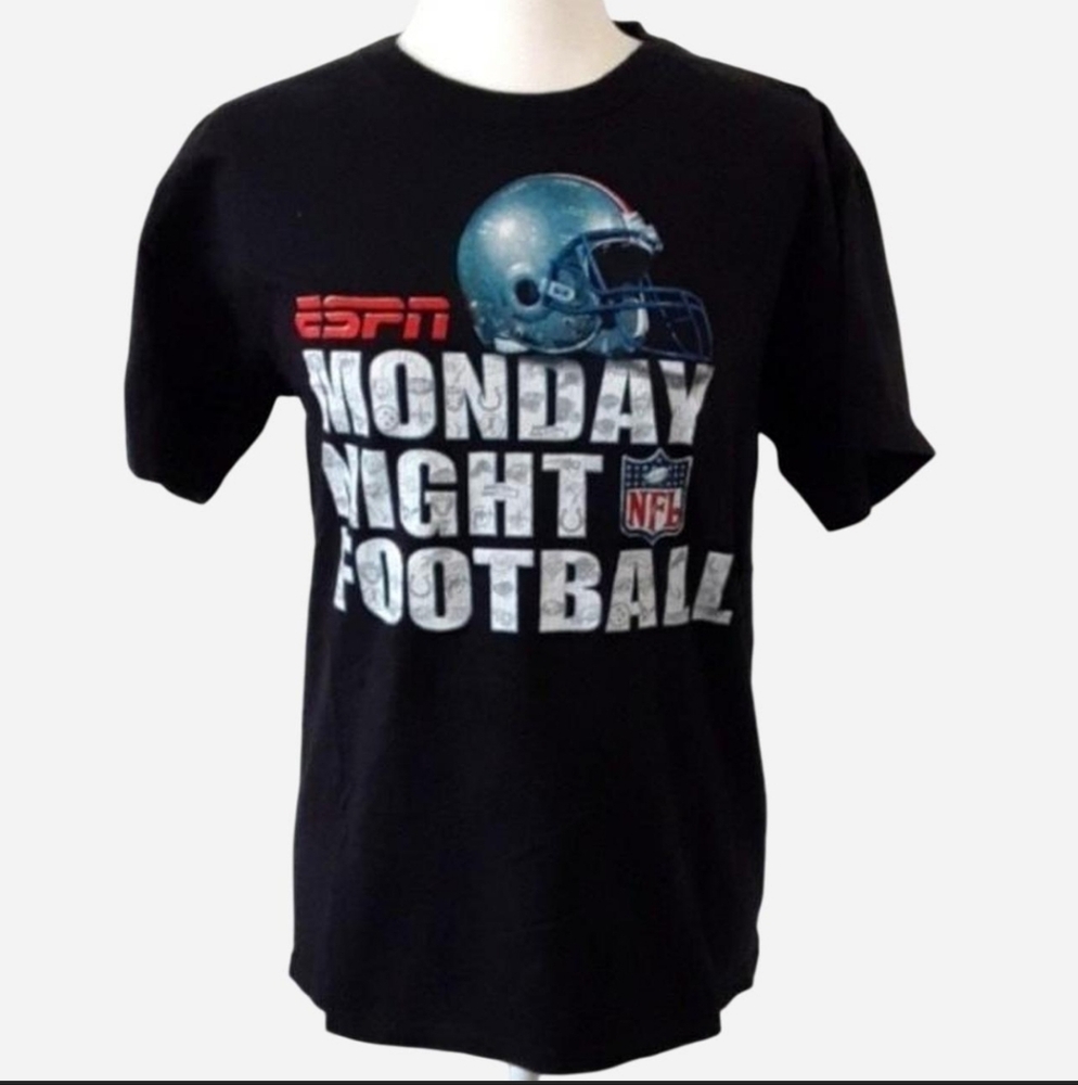 🏈 VINTAGE 90s ESPN Monday Night Football Graphic Tee Size M